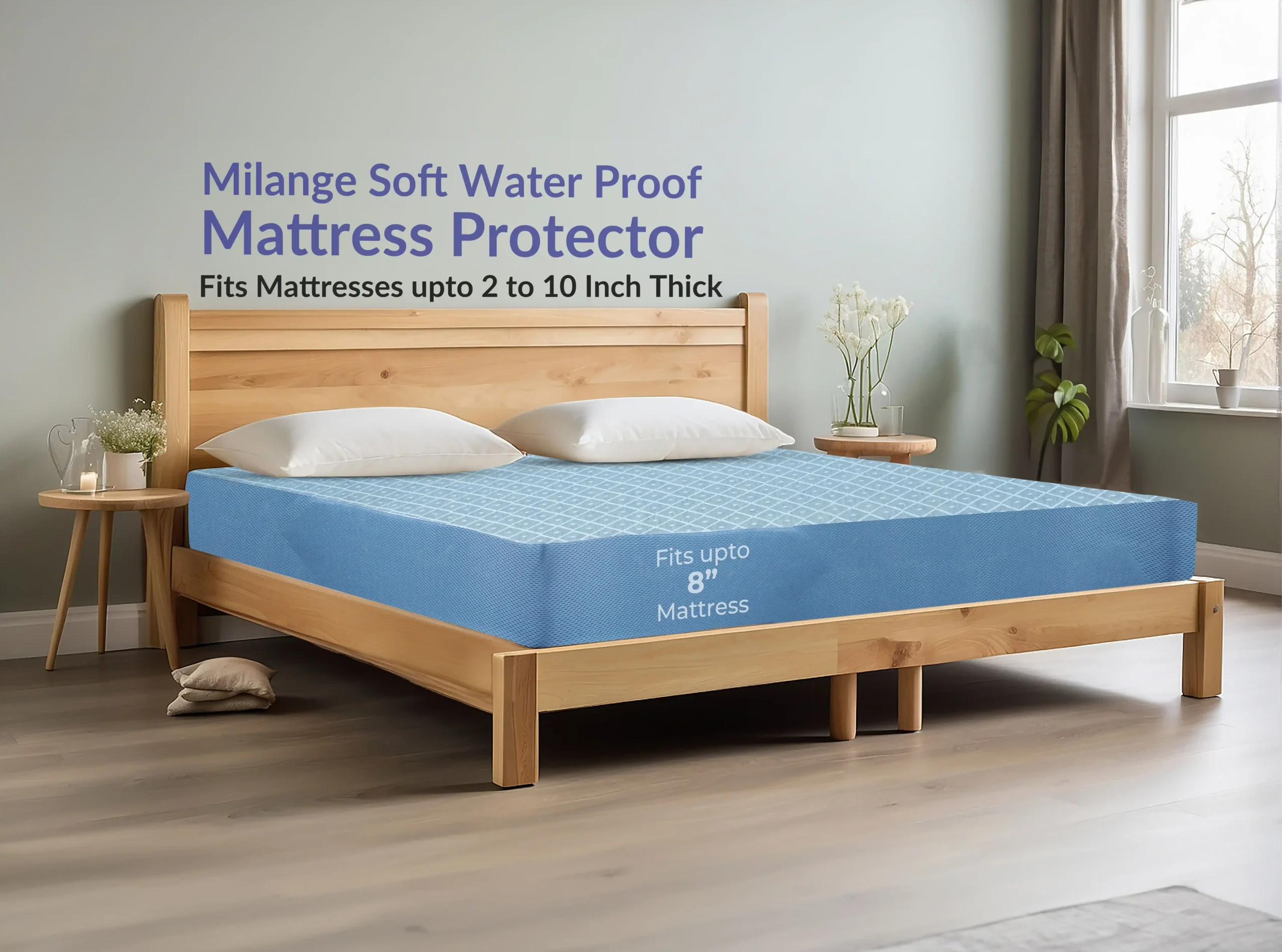 Milange Soft Water Proof Mattress Protector